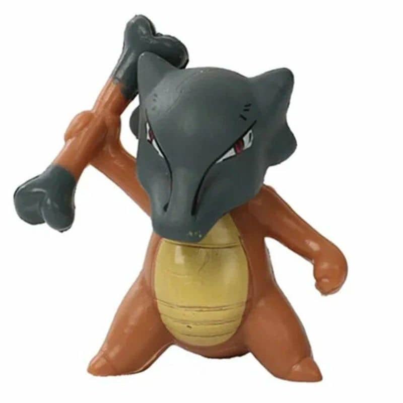 Figurine Légendaire Pokémon Osselait Avec Crâne Protecteur 4 cm