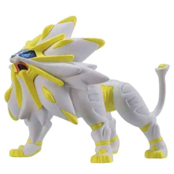 Figurine Légendaire Pokémon Solgaleo Posture De Combat Majestueuse 4,8 cm