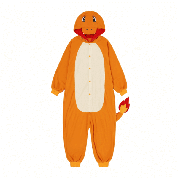 Pyjama Pokémon Salamèche Pour Enfant, Pyjama Pokémon Orange