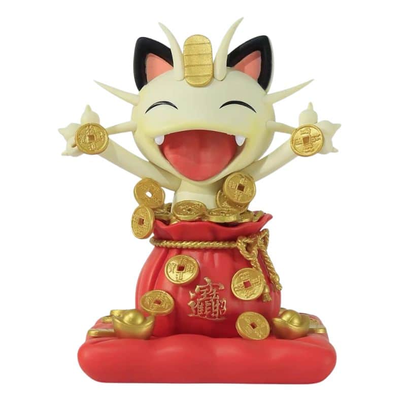 Figurine Miaouss avec Pièces d’Or 13 cm