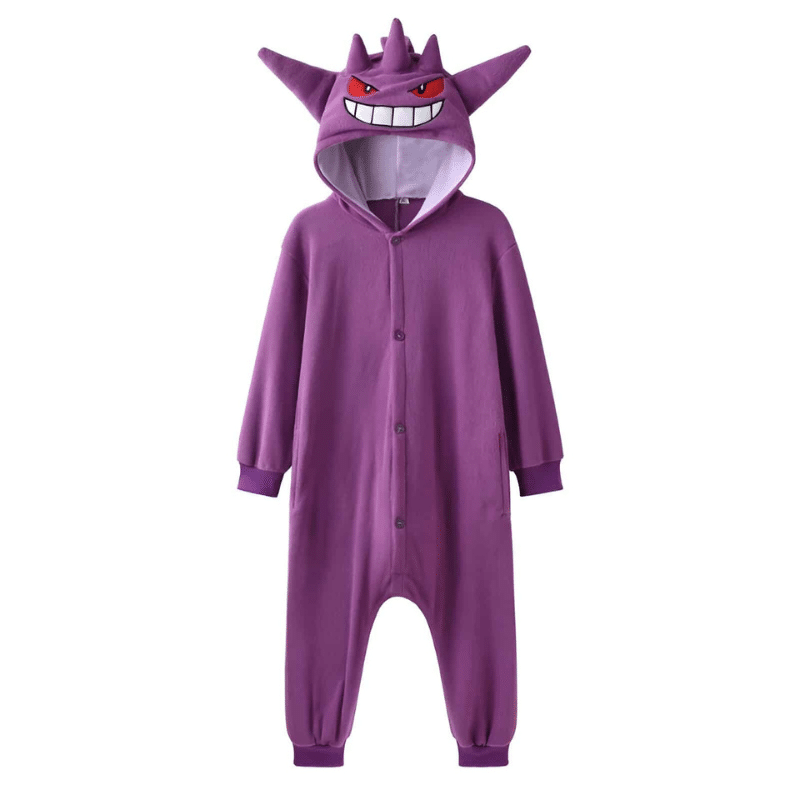 Pyjama Pokémon Ectoplasma Pour Enfant, Pyjama Pokémon Violet