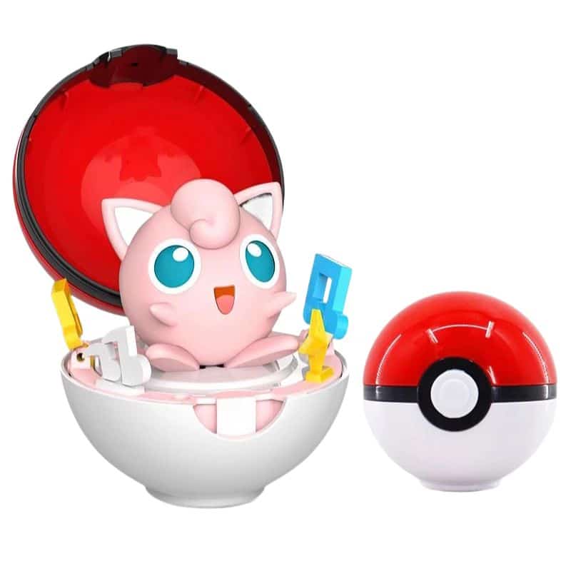 Figurine Rondoudou Pokéball Transformable 7 cm