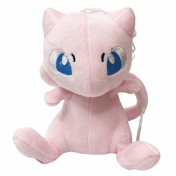 Peluche Mew Pokémon Adorable 16 cm, Peluche Mew Rose