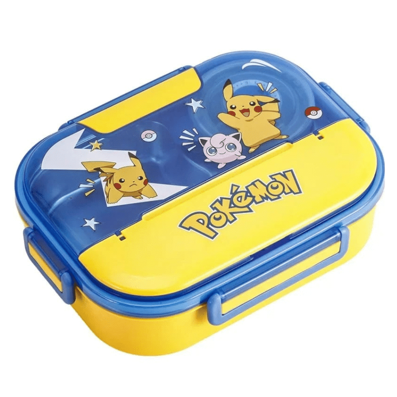 Boite à Lunch Pokémon Design Kawaii, Boîte à Déjeuner Pokémon Jaune