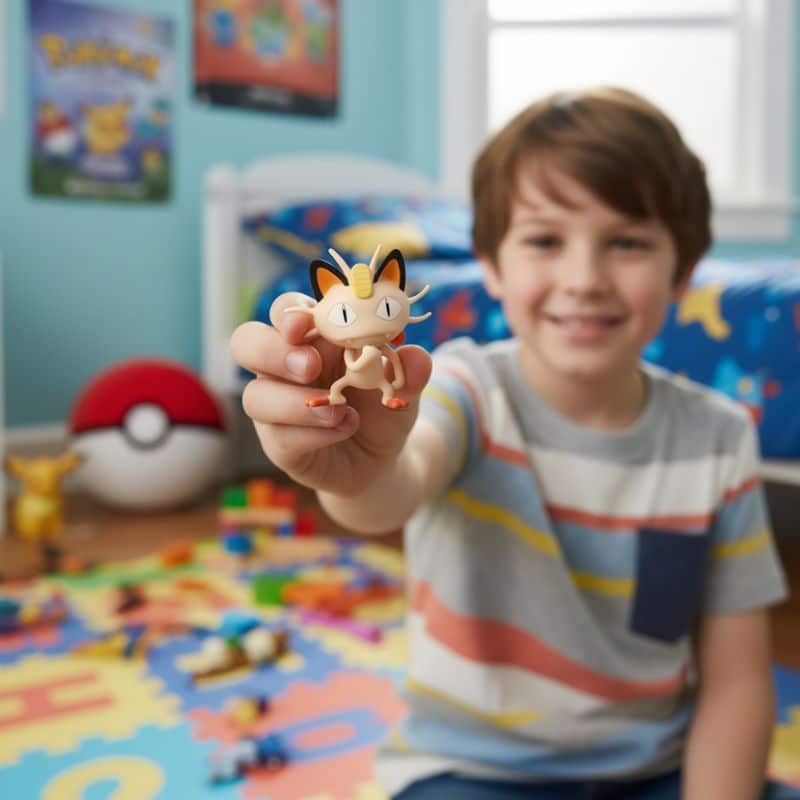 Figurine Miaouss Pokémon Attitude Déterminée 8 cm