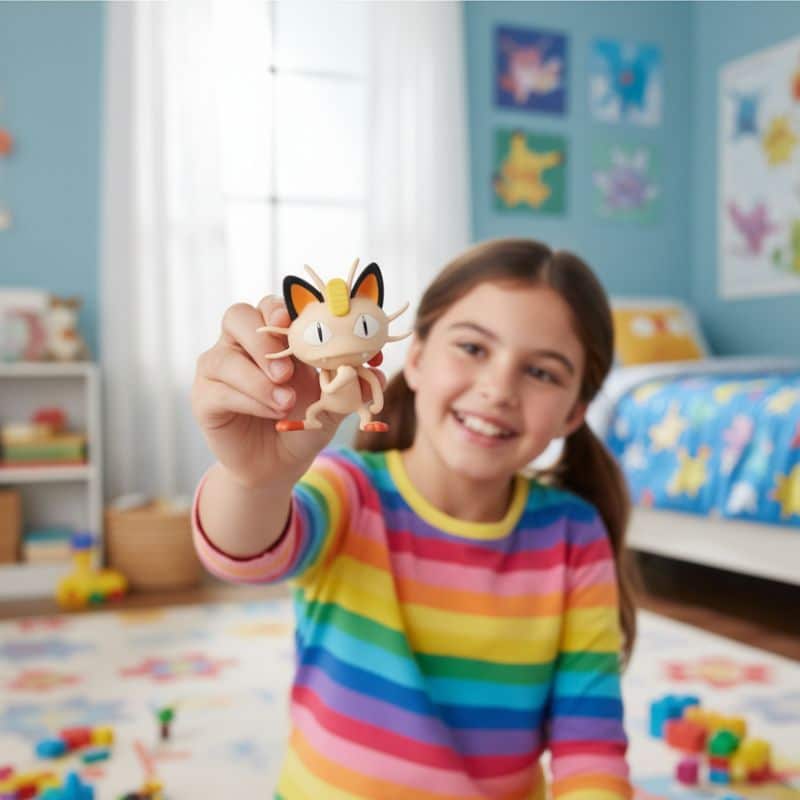 Figurine Miaouss Pokémon Attitude Déterminée 8 cm