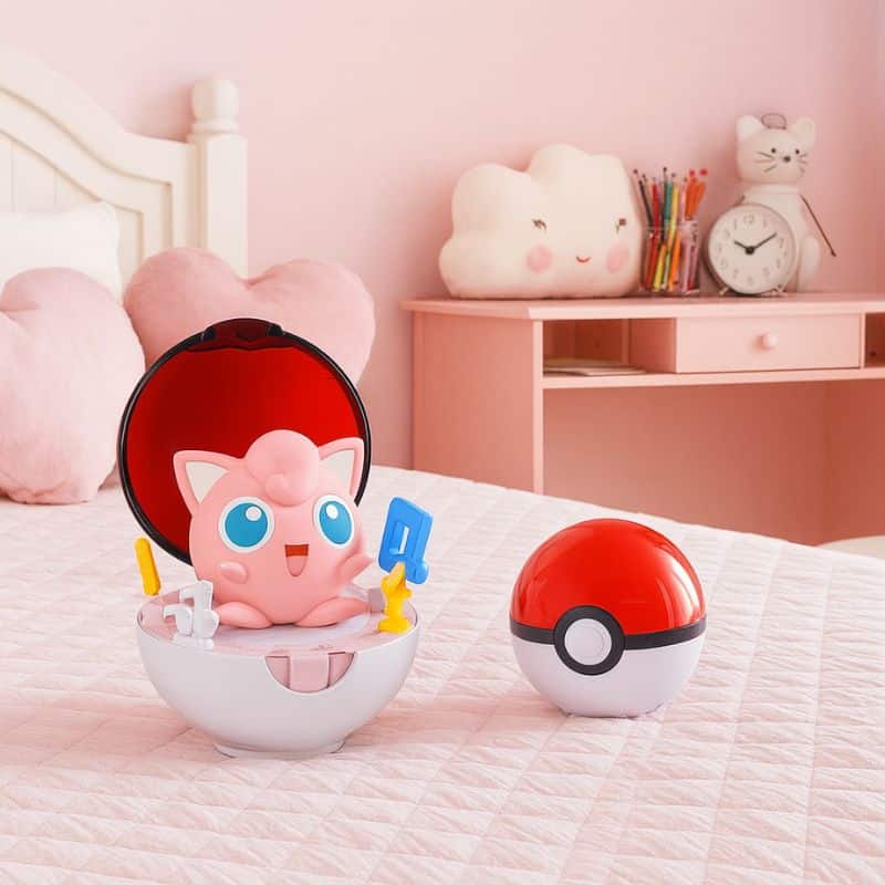 Figurine Rondoudou Pokéball Transformable 7 cm