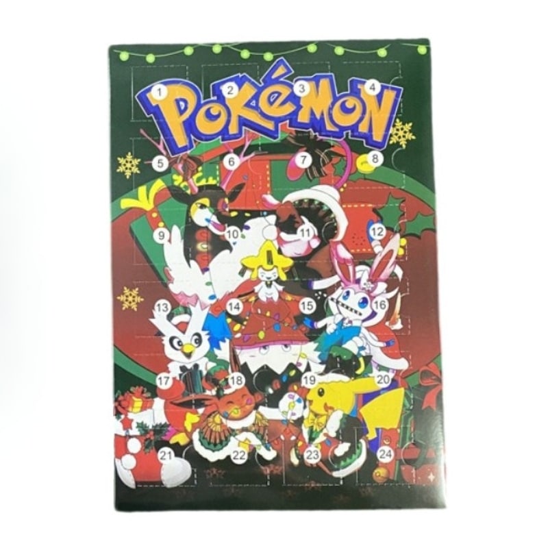 Calendrier De L’Avent Pokémon Collection 24 Cases