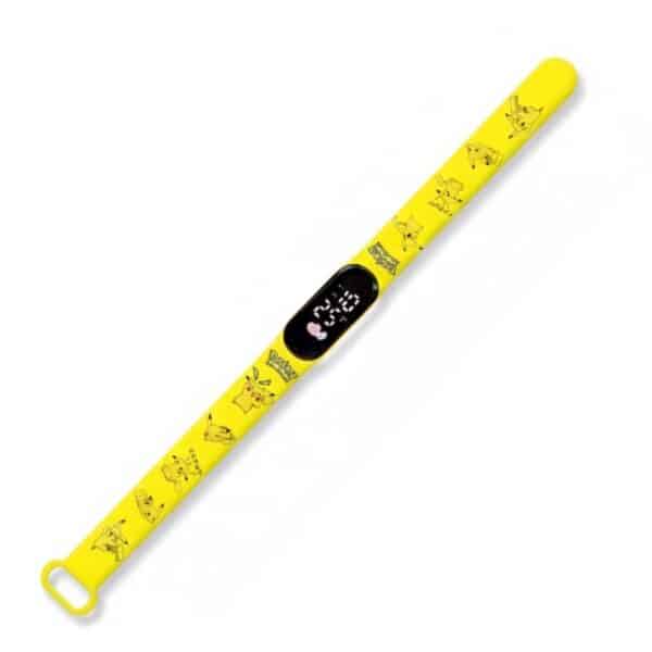 Montre Pikachu avec Écran LED pour Enfant