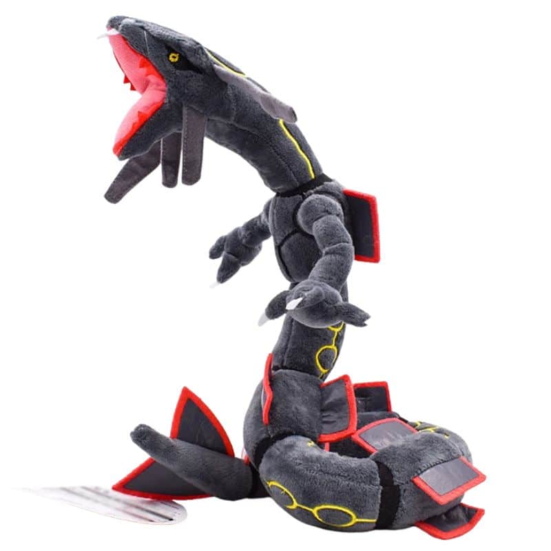 Peluche Méga Rayquaza Noire Pokémon 78 cm, Peluche Rayquaza