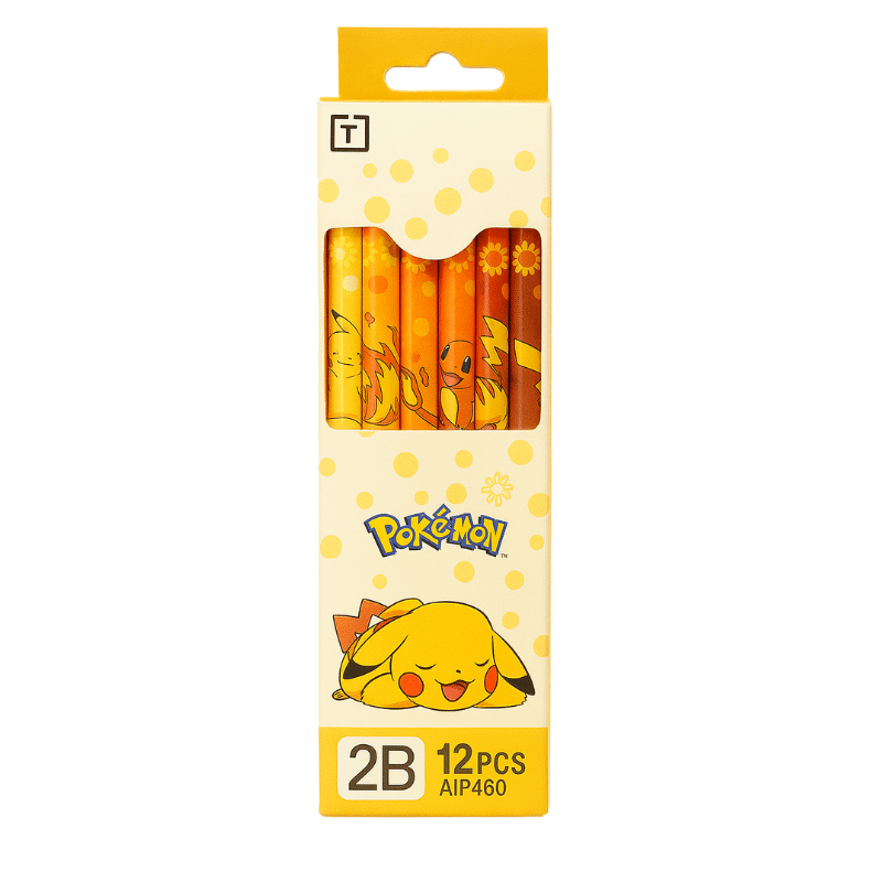 Set de 12 Crayons Pokémon Pikachu