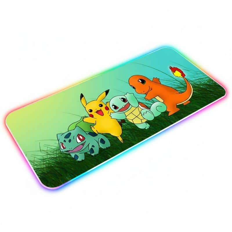 Tapis De Souris Led Pokémon Première Génération, Tapis de Souris Pokémon