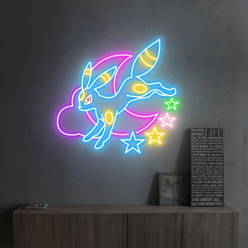 Néon Pokémon Noctali Lumineux
