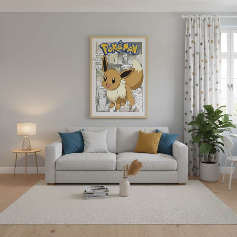Poster Évoli Univers Pokémon Collector