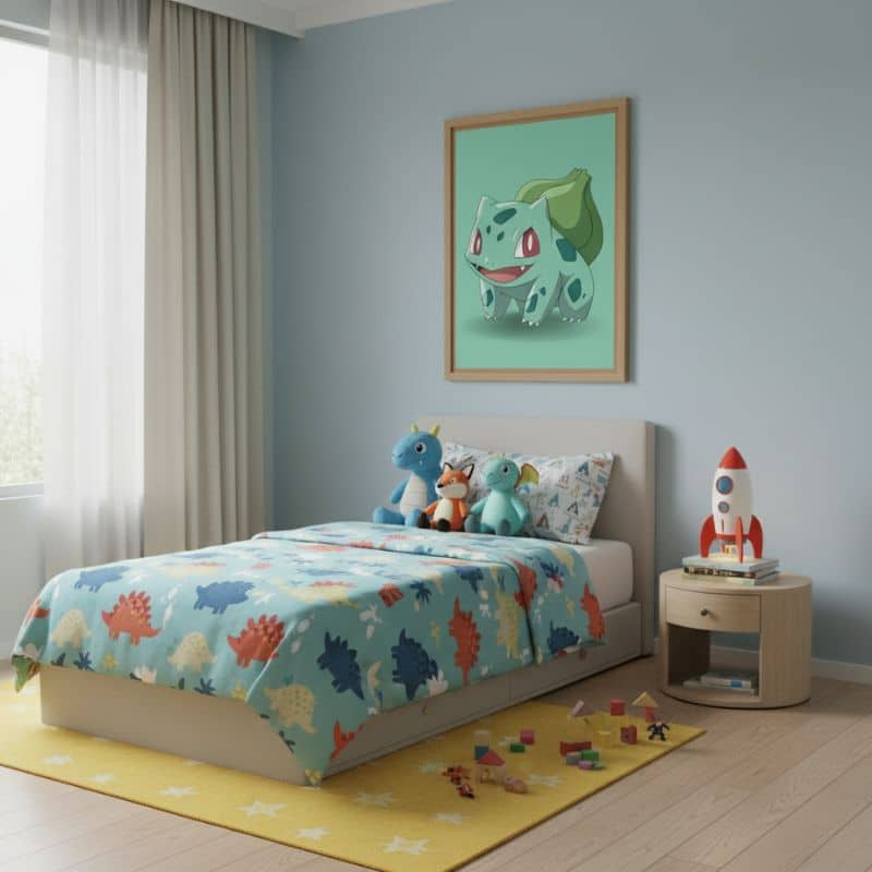 Poster Pokémon Bulbizarre Style Moderne