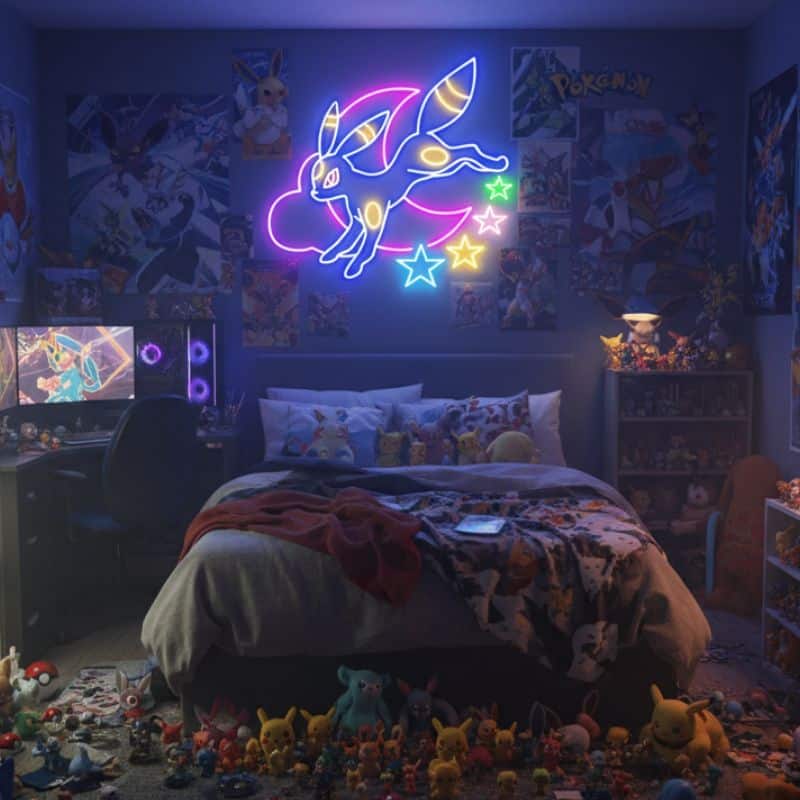 Néon Pokémon Noctali Lumineux
