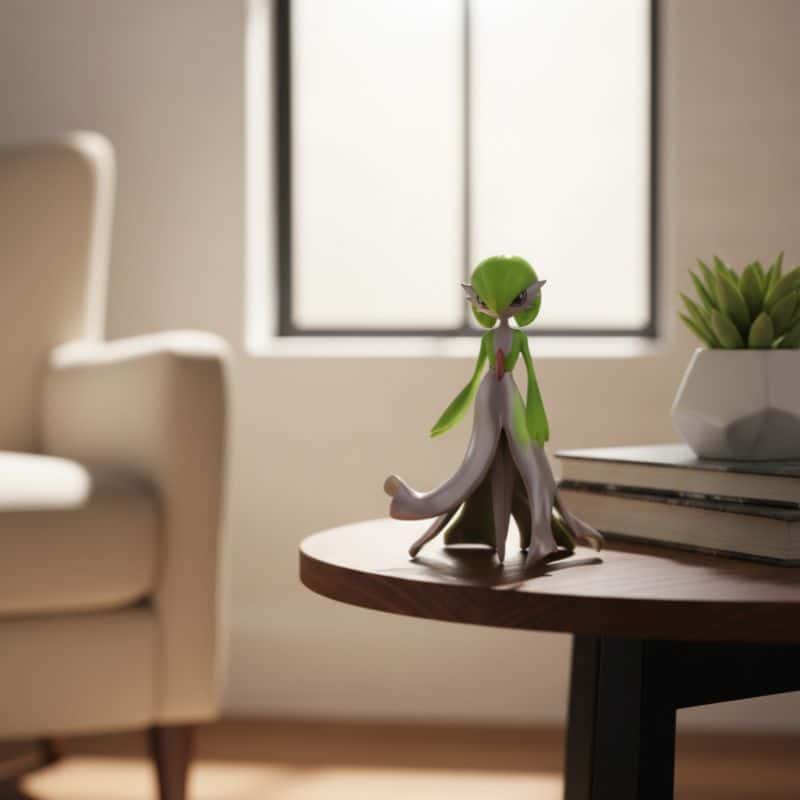 Figurine Pokémon Gardevoir Élégante Robe Fluide Blanche 8 cm