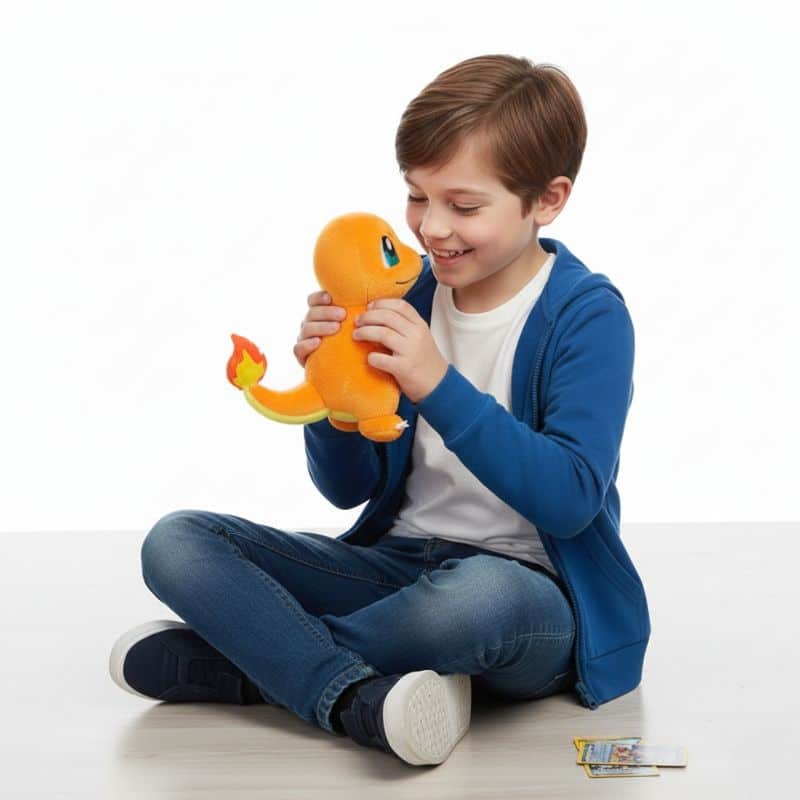 Peluche Pokémon Salamèche 20 cm